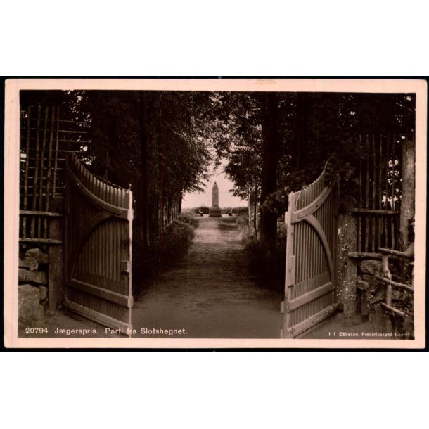 Jgerspris - Parti fra Slotshegnet - J.J. Ebbesens Bogh. 20794 - Ubrugt
