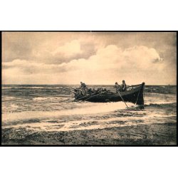 Skagen - Redningsbaaden gaar ud -  Laurits Schjeldes Bogh. 1692 - Ubrugt