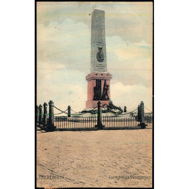Fredericia - Lundings Monument - Dansk Lystryk. 373 - Brugt