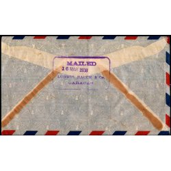 Luftpost Brev fra Venezuela til Danmark - 16 - 3 - 1938