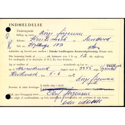 Efterporto - Ufrankeret Tryksagskort fra Nstved  5 - 6 - 62