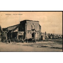 Feldpost - K.D. Feldpostexp.  7 - 6 -15 - Til Apenrade - Billedside : Varennes