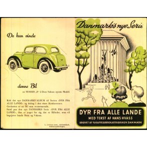 Danmarks Nye Serie - Dyr fra Alle Lande