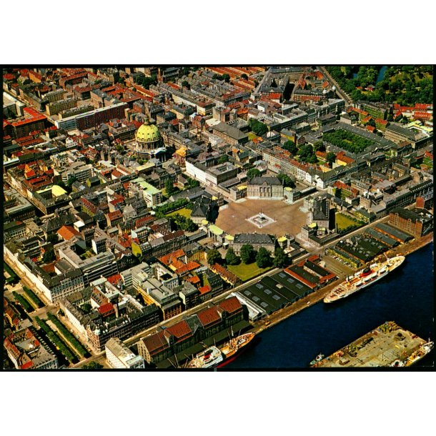 K�benhavn - Marmorkirken og  Amalienborg set fra Luften - Stender 149 101 135