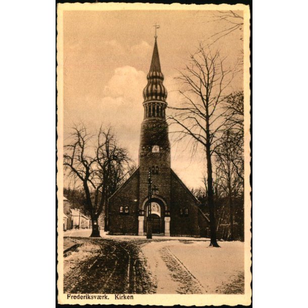 Frederiksv�rk - Kirken - Rudolf Olsen 908 - Ubrugt