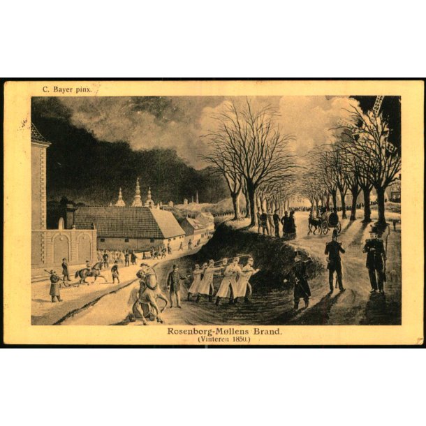 C. Bayer - Rosenborg - Mllens Brand - Vinteren 1850 - Alex Vincent 20 - Brugt