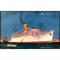 R.M.S. Stratheden - Salmon 5025 - Ubrugt