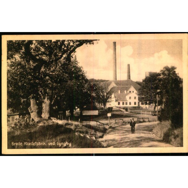 Brede - Kl�defabrik ved Lyngby - Henriksens Bogh. 54545 - Ubrugt 