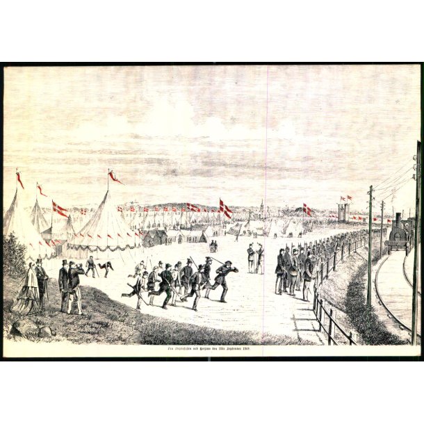 Fra Skyttefesten ved Horsens 18. sept. 1869 - u/n - Ubrugt