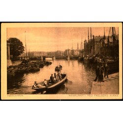 K�benhavn - Kanalparti med Frelsers Kirke - Budtz M�ller 724 - Brugt