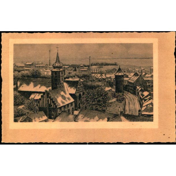 Nyk�bing F. - Udsigt fra Vandtaarnet - Stender u/n - Brugt