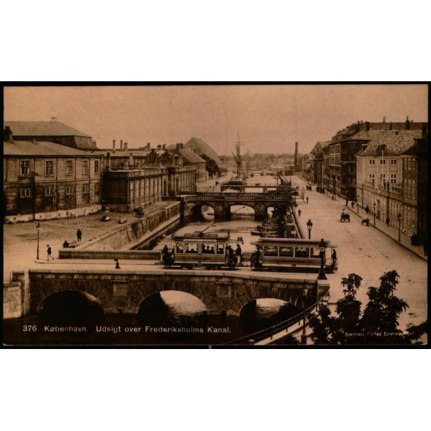 K�benhavn - Udsigt over Frederiksholms Kanal - Stender 376