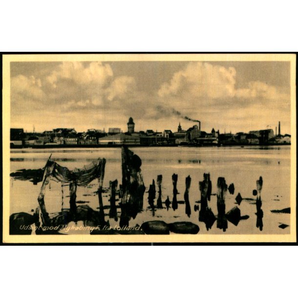 Udsigt mod Nykbing F. fra Lolland - Rudolf Olsen 6689 - Ubrugt