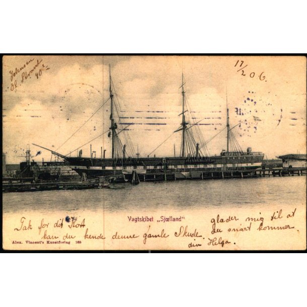 Vagtskibet "Sjlland" - Alex Vincent 185 - Brugt