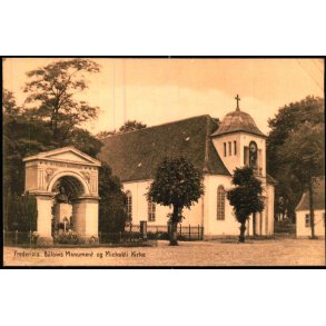 Fredericia - B�lows Monument og Michaeli Kirke - Stender 38678 - Ubrugt