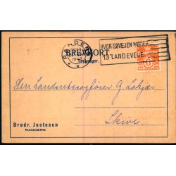 Brdr. Justesen - Randers - Helsagskort u/n - Brugt 