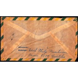 Luftpost Brev fra Brasilien  til Danmark - 9 - 6 - 55