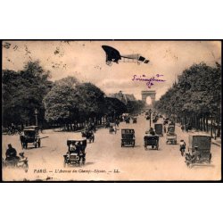 Efterporto - Postkort fra Frankrig 21-5- 1921 - Efterporto 25 re.