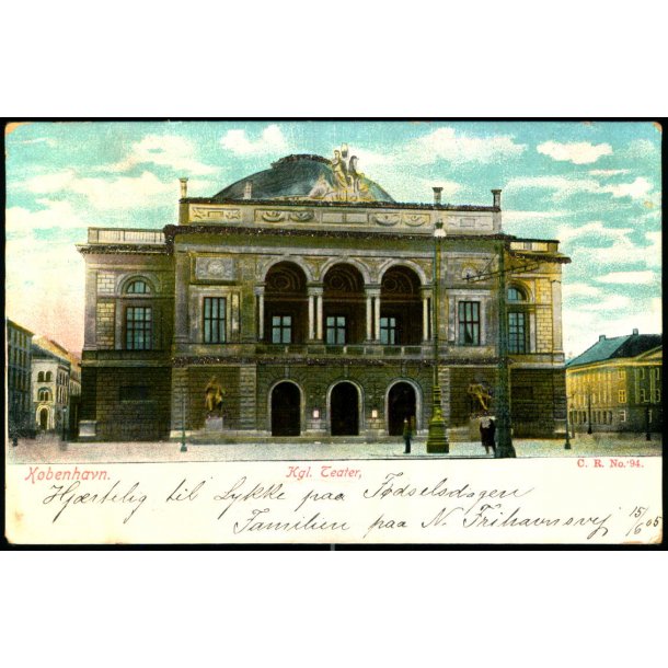  K�benhavn - Kgl. Teater med Guldglimmer - C.R. 94