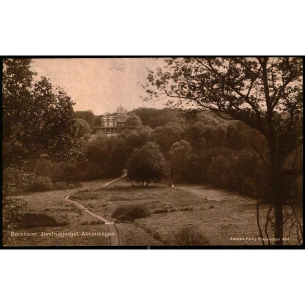 Bornholm - Jomfrubjerget Almindingen - Stender 1658 - Brugt