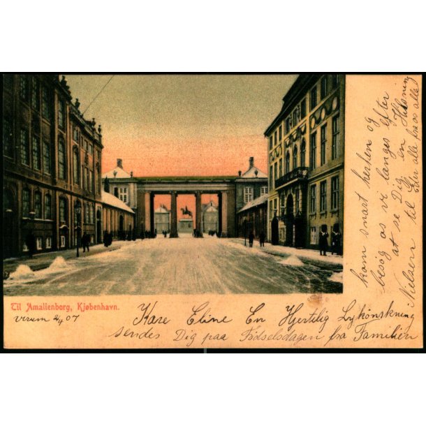 Til Amalienborg - Kj�benhavn - K. 2760