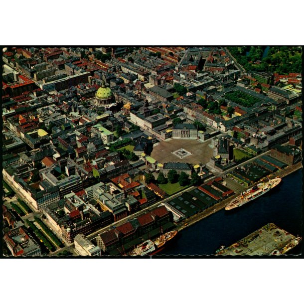 K�benhavn - Marmorkirken og  Amalienborg set fra Luften - Stender 149 101 135