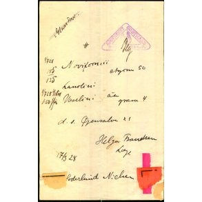 Apoteket Godthaab - Recept 1928