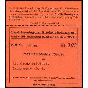 Landsforeningen til kr�ftens Bek�mpelse