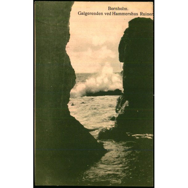 Bornholm - Galgerenden ved Hammershus Ruiner - Ad. Mller 14 - Brugt
