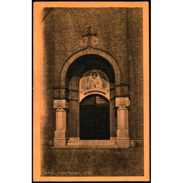 Portal - Frederiksv�rk - Kirke - A. Jensens Bogh. 49700 - Ubrugt