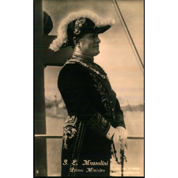 S.E. Mussolini - Traldi 8 - Ubrugt