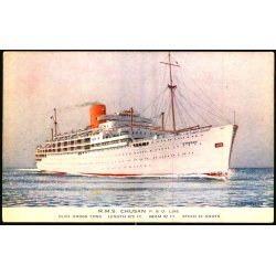 R.M.S. Chusan - P&O Line - Salmon 5193 - Ubrugt