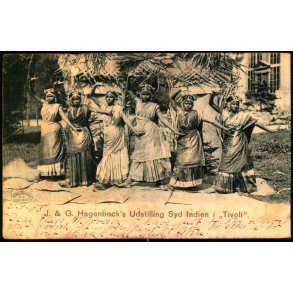 J & G. Hagenbeck s Udstilling Syd Indien i Tivoli - Hoffmann u/n - Brugt - Fold !