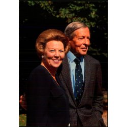 Dronning Beatrix - Prins Claus - Holland -  spanjersberg 149 - Ubrugt