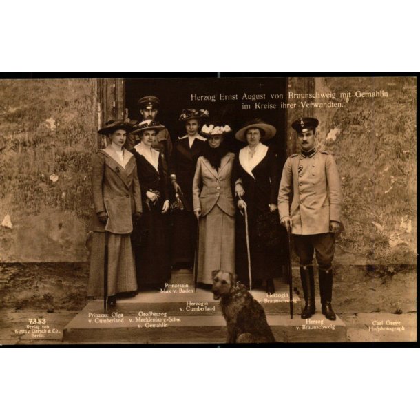 Hertug Ernst August von Braunschweig - Liersch 7353 - Ubrugt