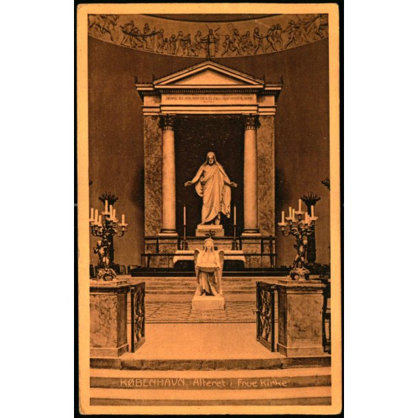 K�benhavn - Alteret i Frue Kirke - Stender 27494