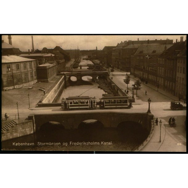 K�benhavn - Stormbroen  og Frederiksholms Kanal - Philipson 84