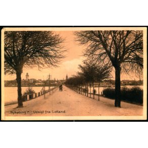 Nyk�bing F. - Udsigt fra Lolland  - Stender 34752 - Brugt