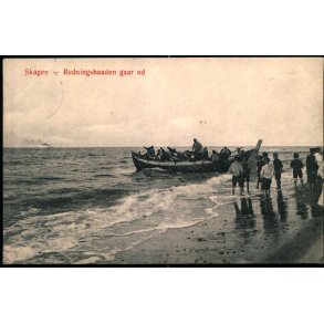Skagen - Redningsbaaden gaar ud -  Knudstrup u/n - Brugt