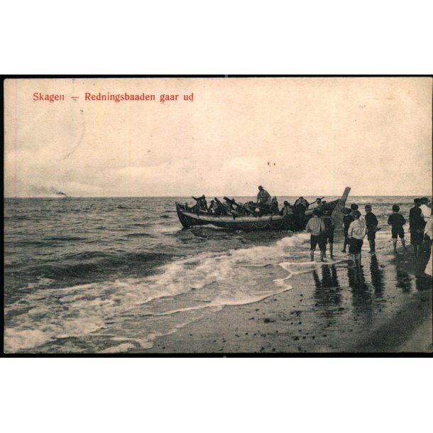 Skagen - Redningsbaaden gaar ud -  Knudstrup u/n - Brugt
