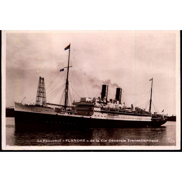 Le Paquebot "FLANDRE" - TITO u/n - Ubrugt