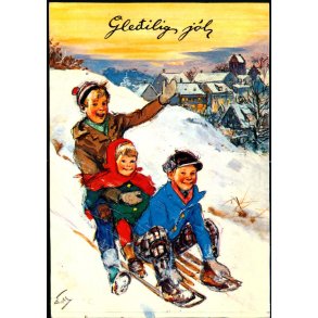 A. - M. -  Gledelig Jòl - Stender 151 g00 403 - Brugt