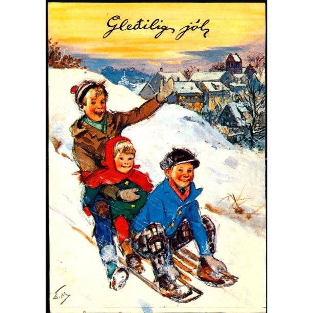 A. - M. -  Gledelig J&ograve;l - Stender 151 g00 403 - Brugt