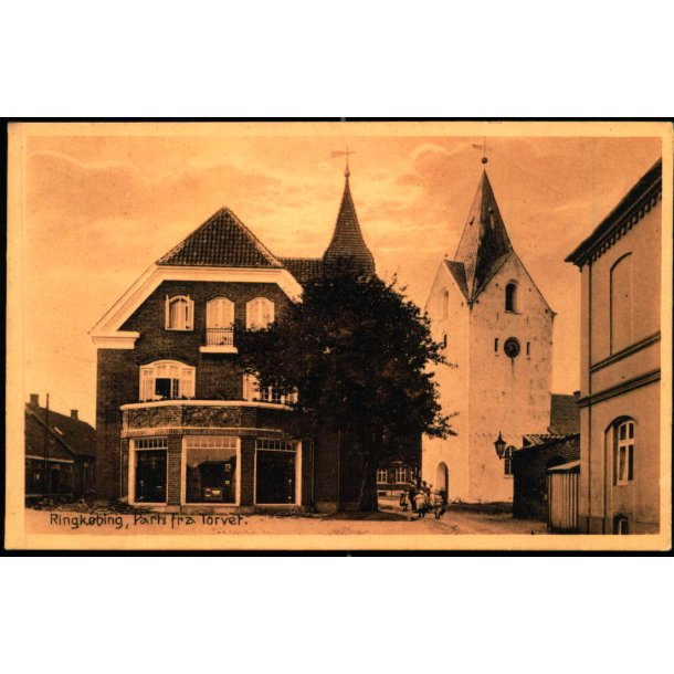 Ringk�bing - Parti fra Torvet - Stender 30032 - Ubrugt