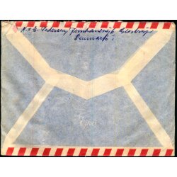 Luftpost Brev fra Danmark til Danish Nato Trainee - Canada - 25 - 11 - 58 