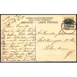 Strandparti fra Helleb�k - J.M. 708 - Brugt