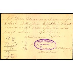 Sydfyns Dampskibsselskab - Svendborg - Helsagskort 19 - 8 - 1899 - Brugt