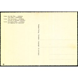 Varde - Det lille Hus - Arnbjerg med piger i Vestbodragt  - Stender 49 716/15 - Ubrugt