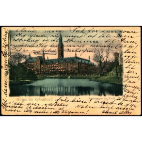Hilsen fra Kbenhavn - Raadhuset set fra Tivoli - B.M. & Co. 240
