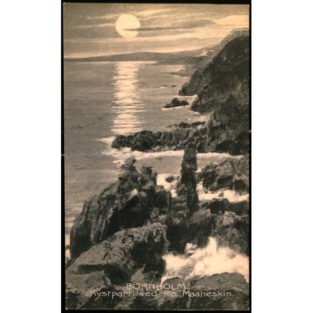 Bornholm - Kystparti ved R - Frits Srensen  187 - Ubrugt